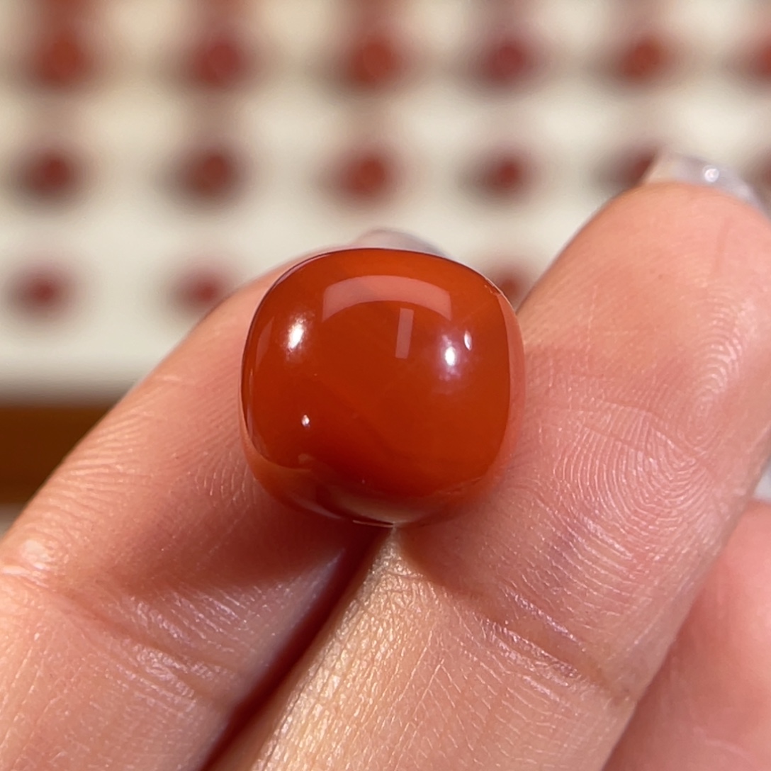 南红玛瑙未镶嵌老型珠 11.9x11mm