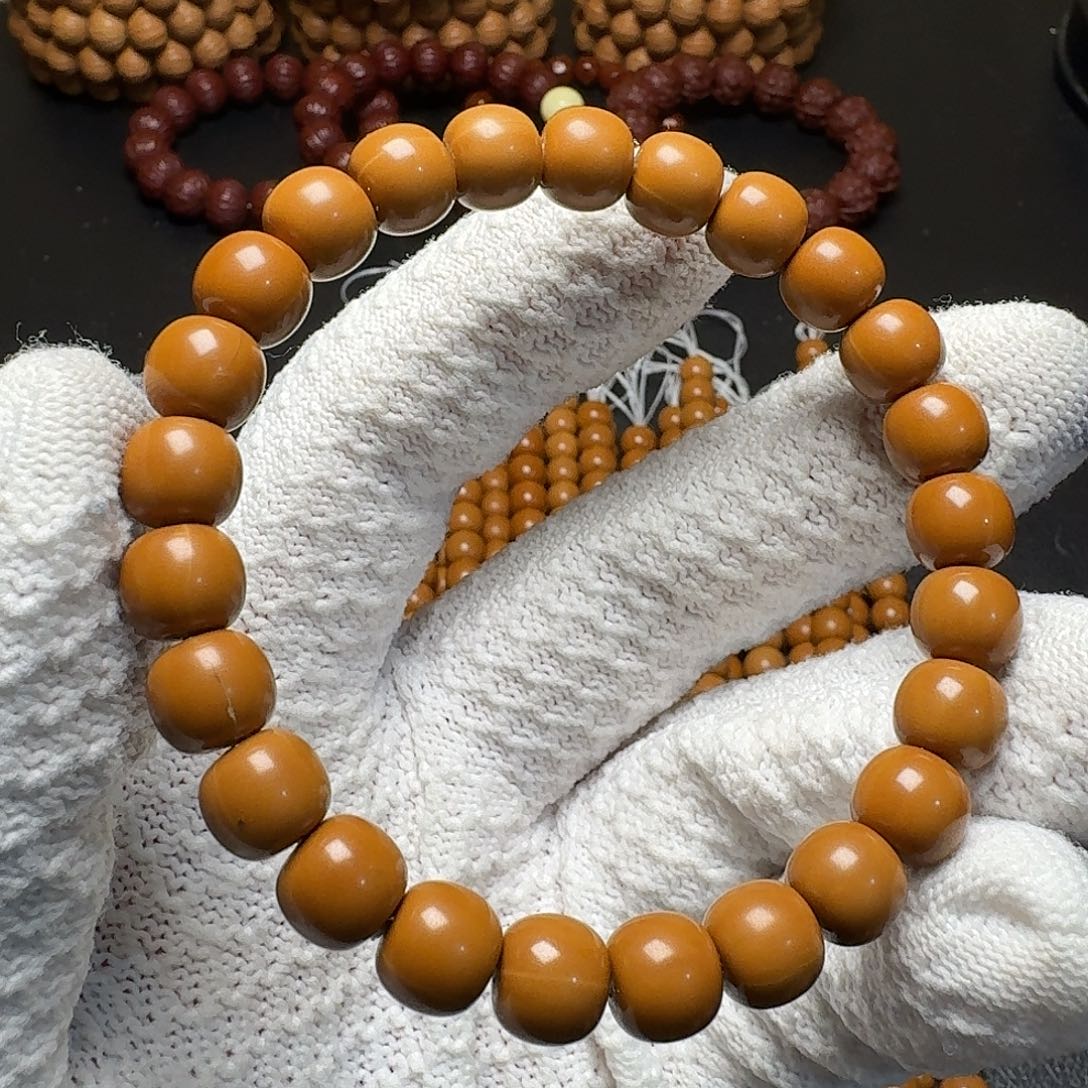 猴头核桃手串小尺寸老型油点款