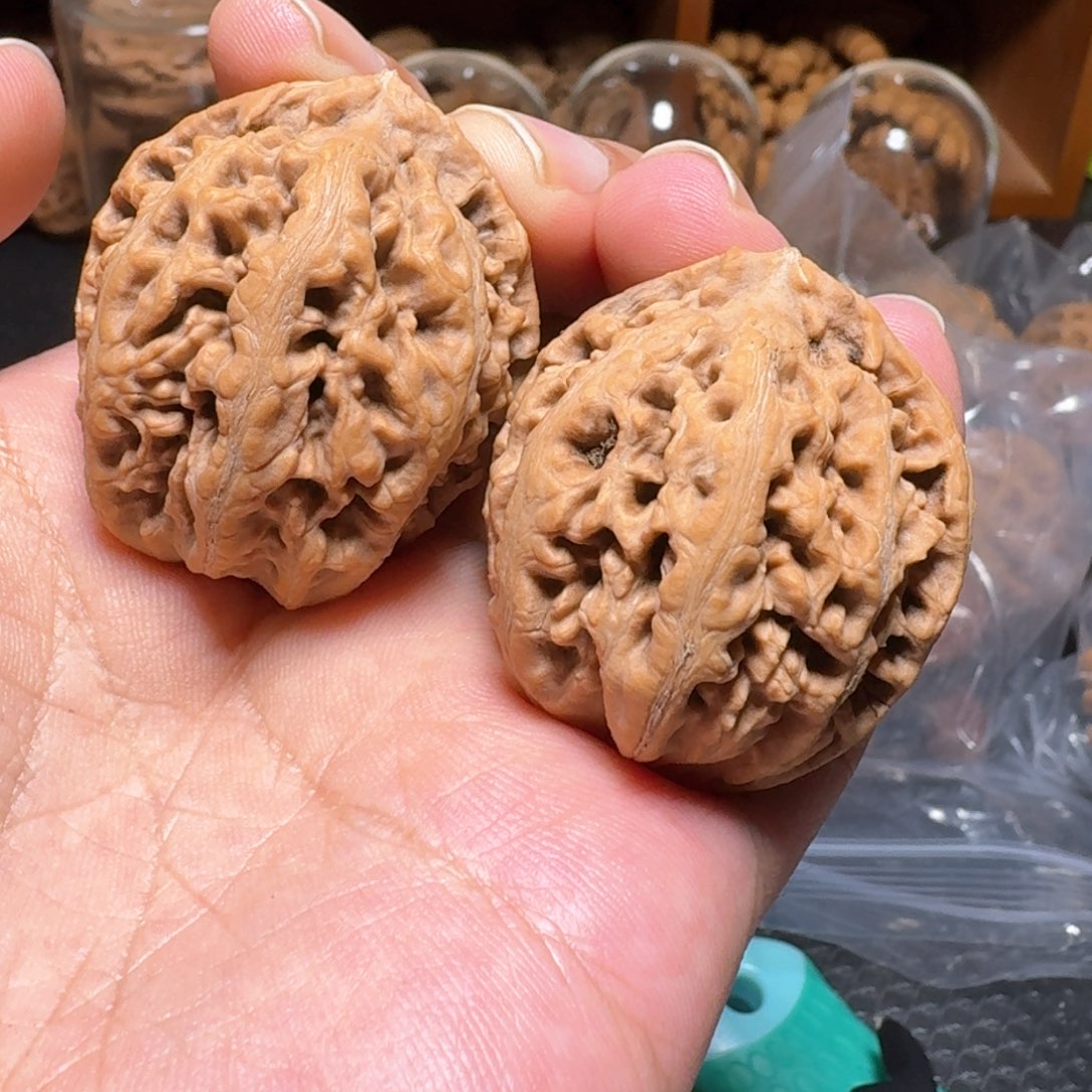 文玩核桃把件蚂蚁龙珠