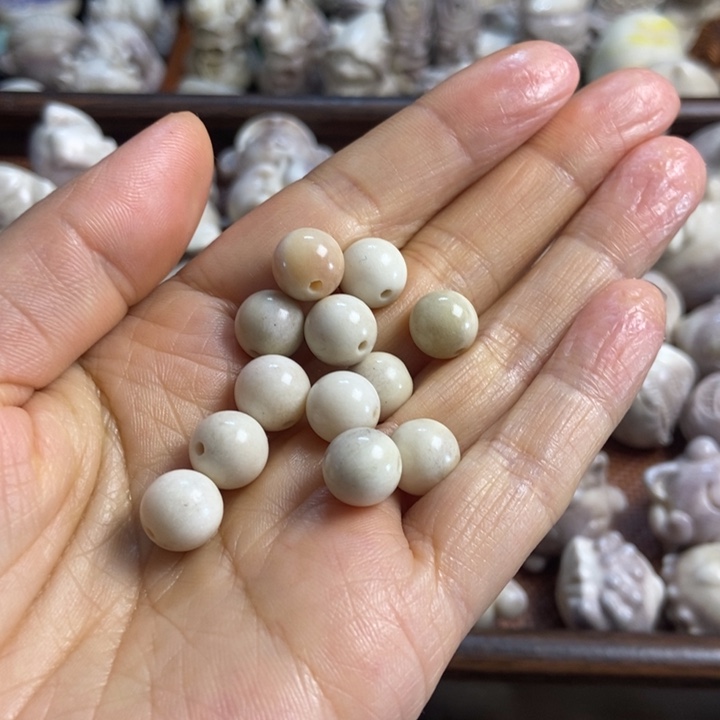 南***南配饰鹿角雕刻一起12颗