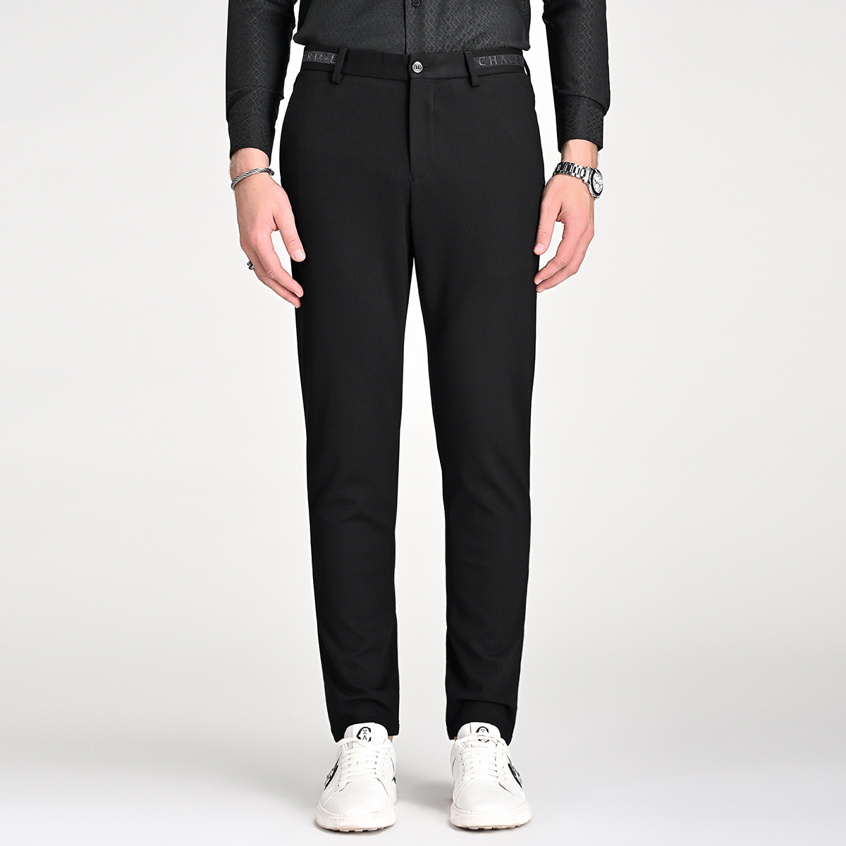 593号 秋季休闲裤专柜同款商务休闲舒适直筒西裤无弹L95-111331