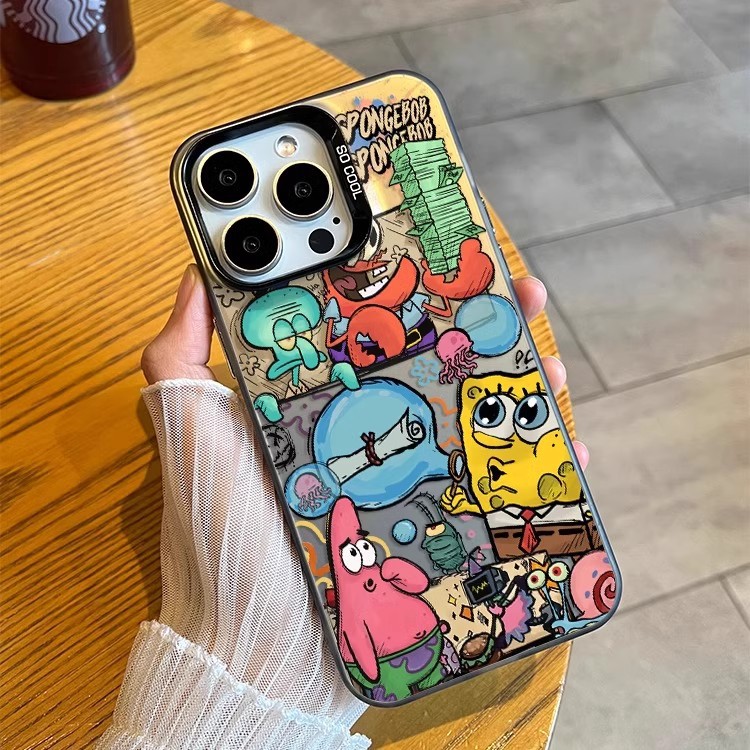 蟹堡王秘方适用iPhone17手机壳华为mate70防摔卡通防摔保护套