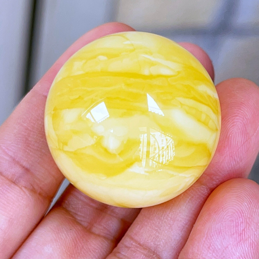 31+焦皮料白妖花蜡珠子