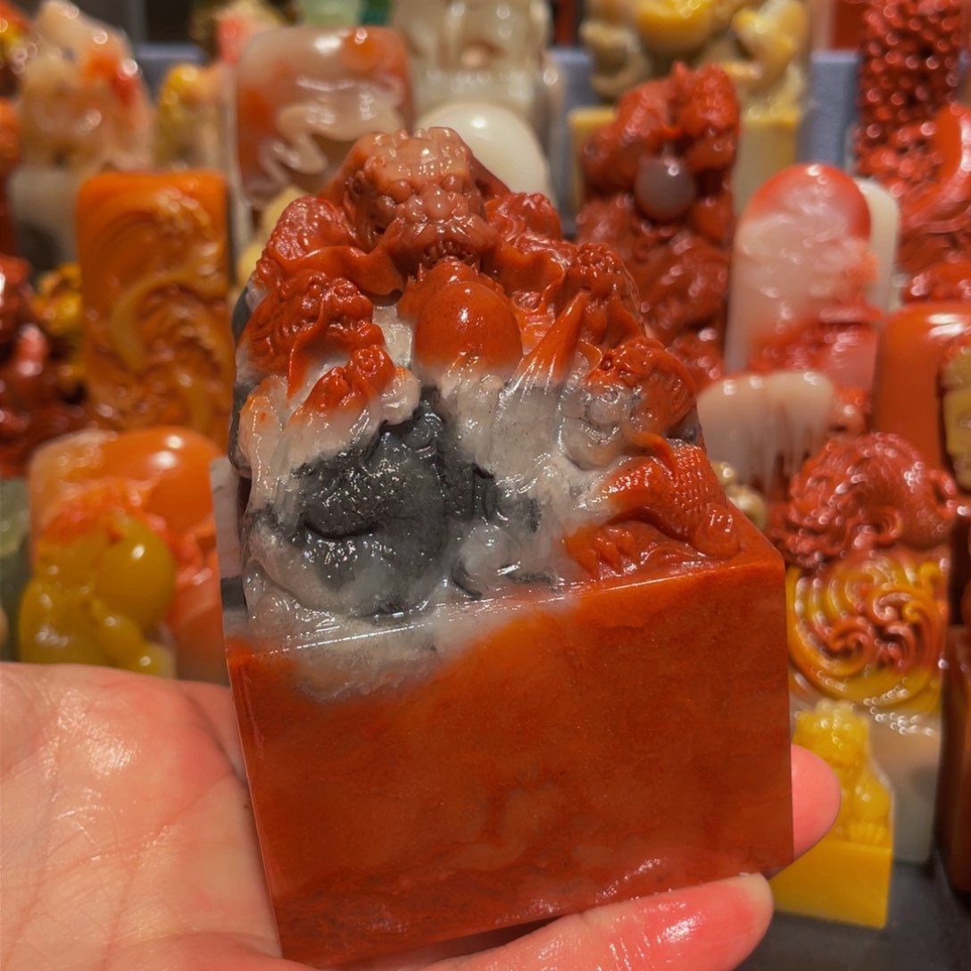 寿山石印石精美寿山