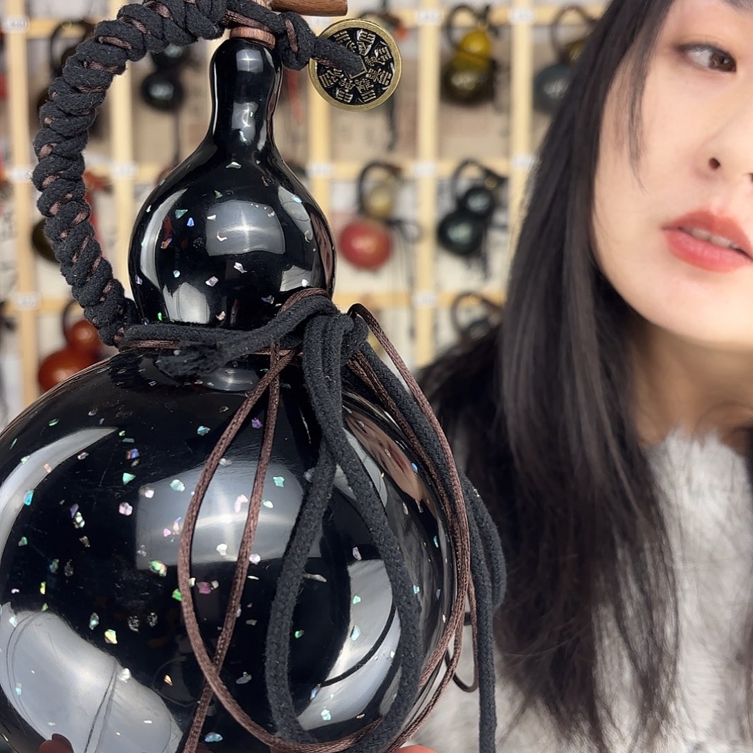 绿***木大漆酒葫芦好运装进来