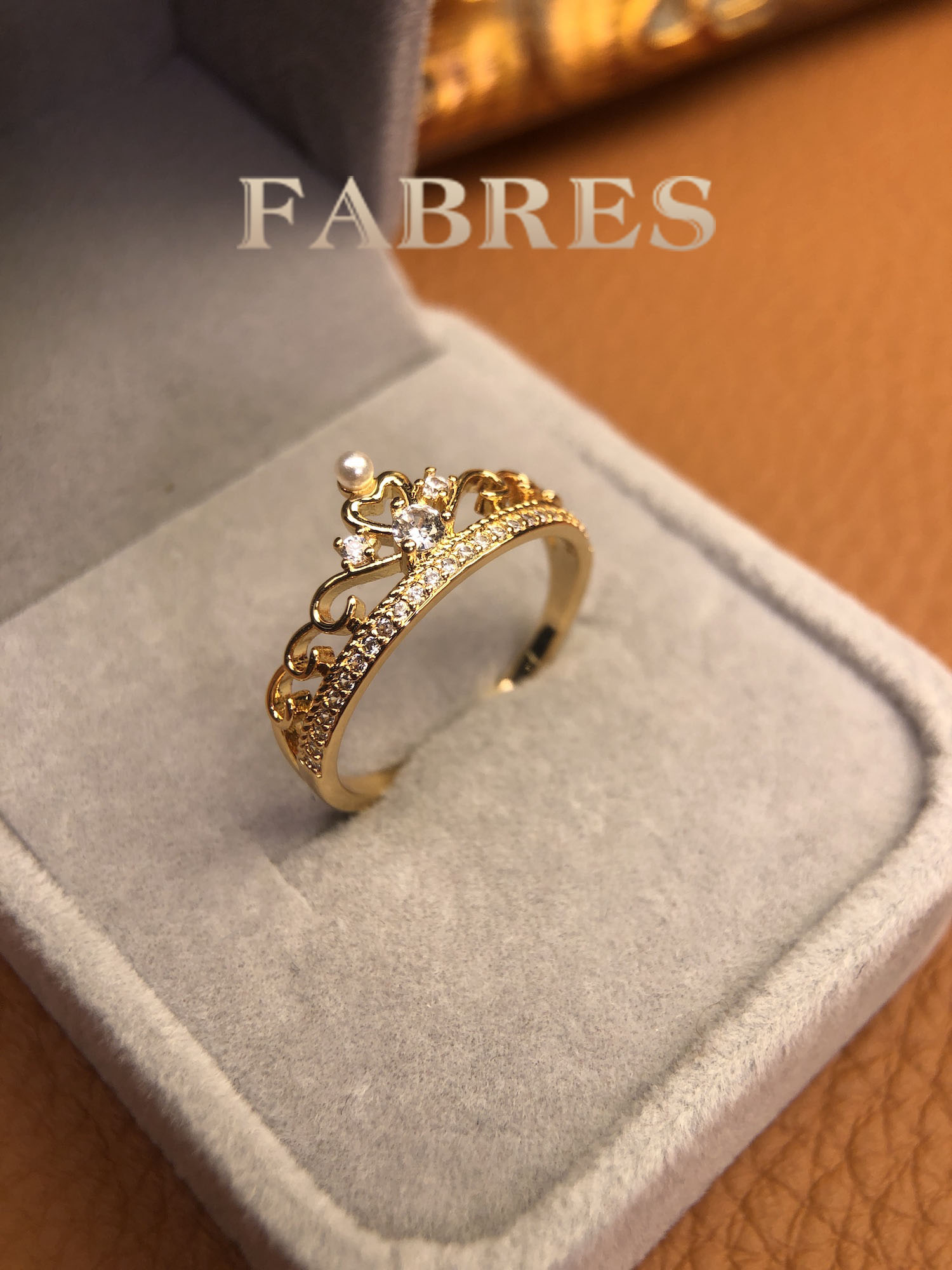 铜合金戒指 E0357 FR★【小公主】戒指