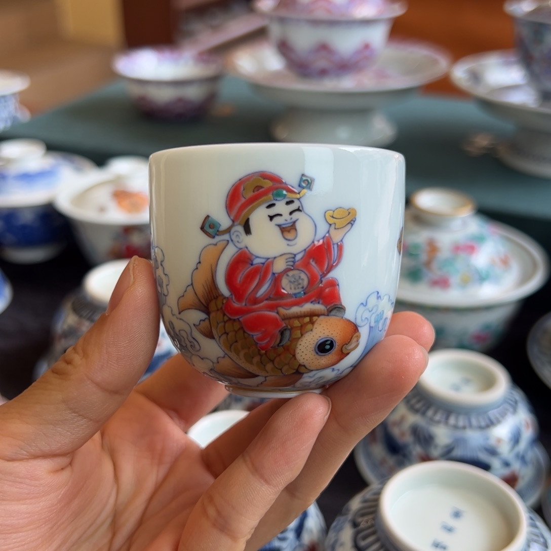 冉月观隐财神小杯