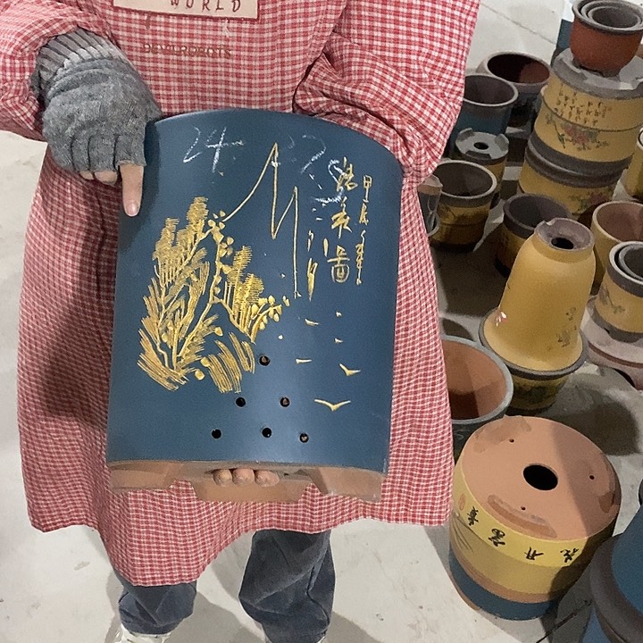 紫砂花盆紫砂花盆