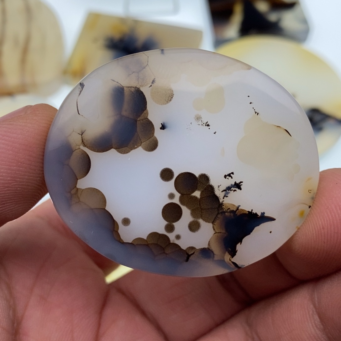 玛瑙/玉髓牌子足银镀金镶嵌