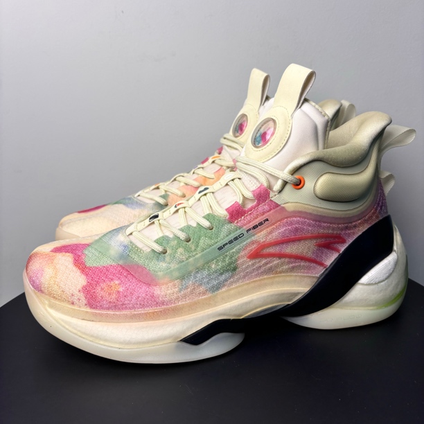 95新 ANTA/安踏 43码 kt7 水彩画 保真 中古篮球鞋