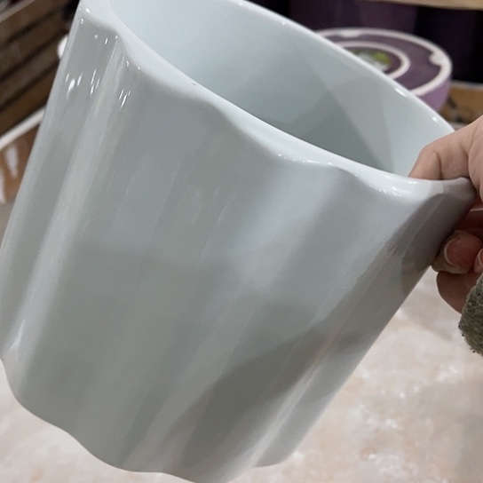 多肉绿植陶瓷花盆9.9包邮，有孔，微瑕