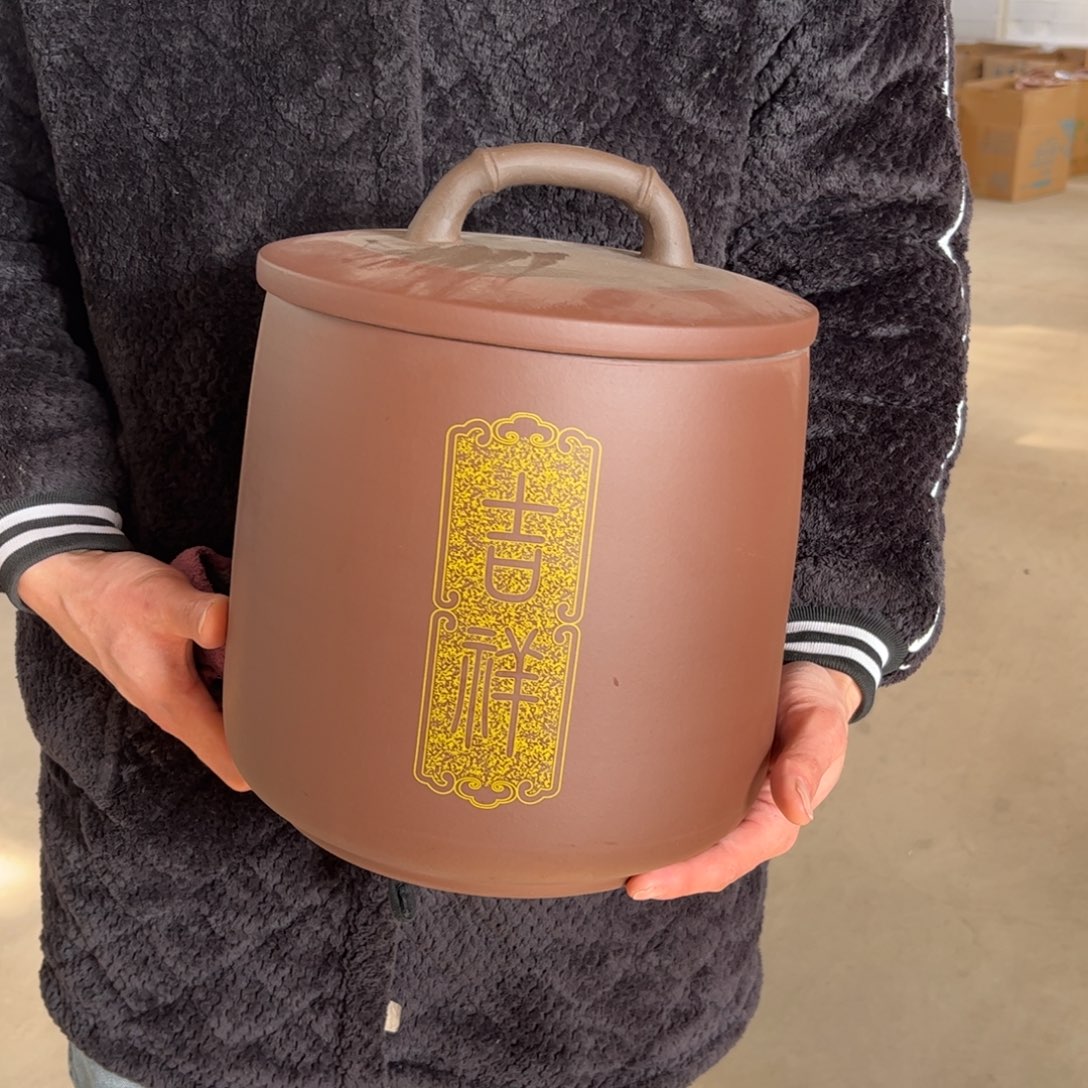 紫砂茶叶罐8 饼茶叶罐