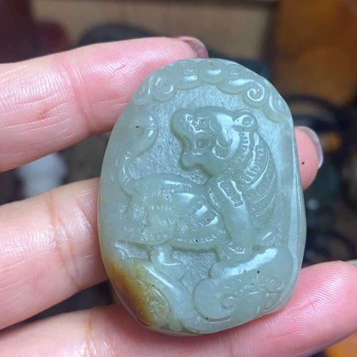 和田玉（糖玉）挂件未镶嵌