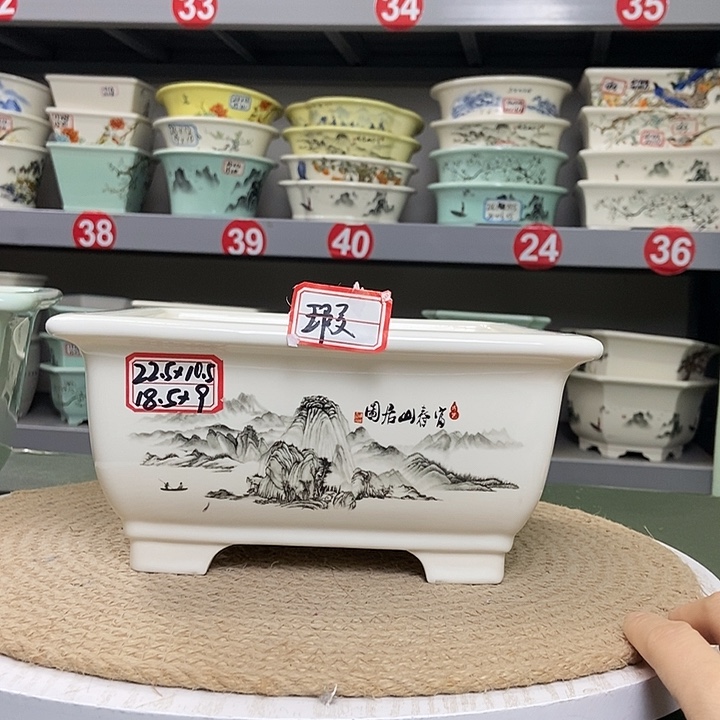 紫砂紫砂花盆2138
