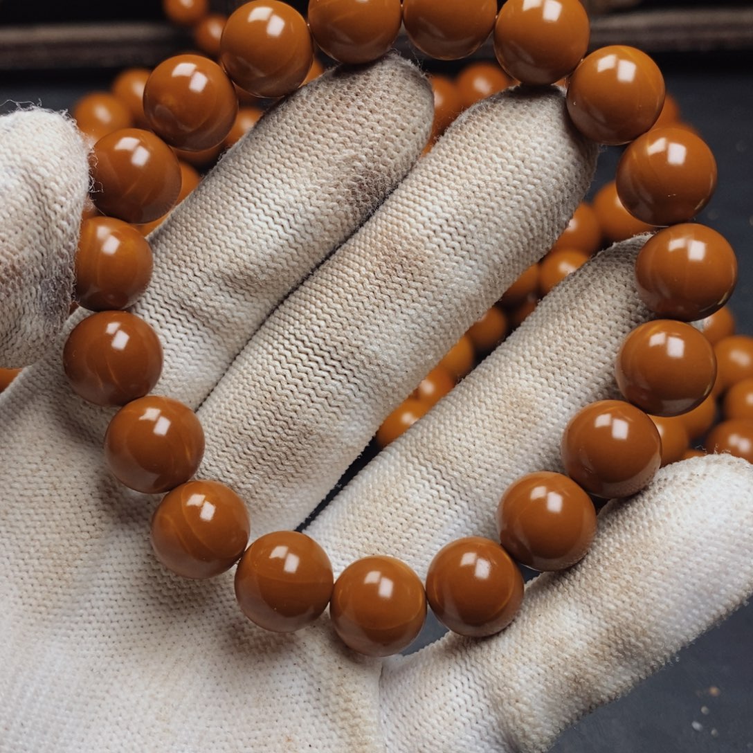 董***永橄榄核手串/手链1.15尺寸老树铁核全品