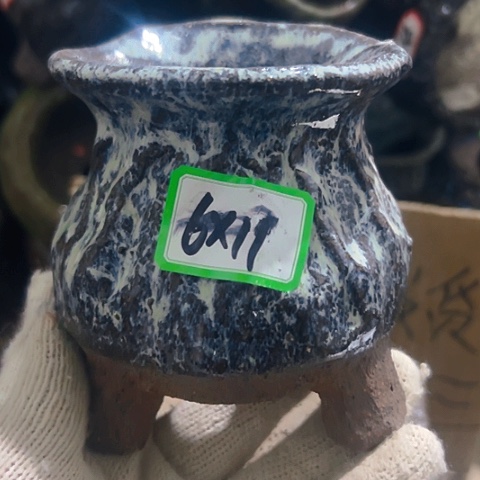 红陶粗陶花盆手工