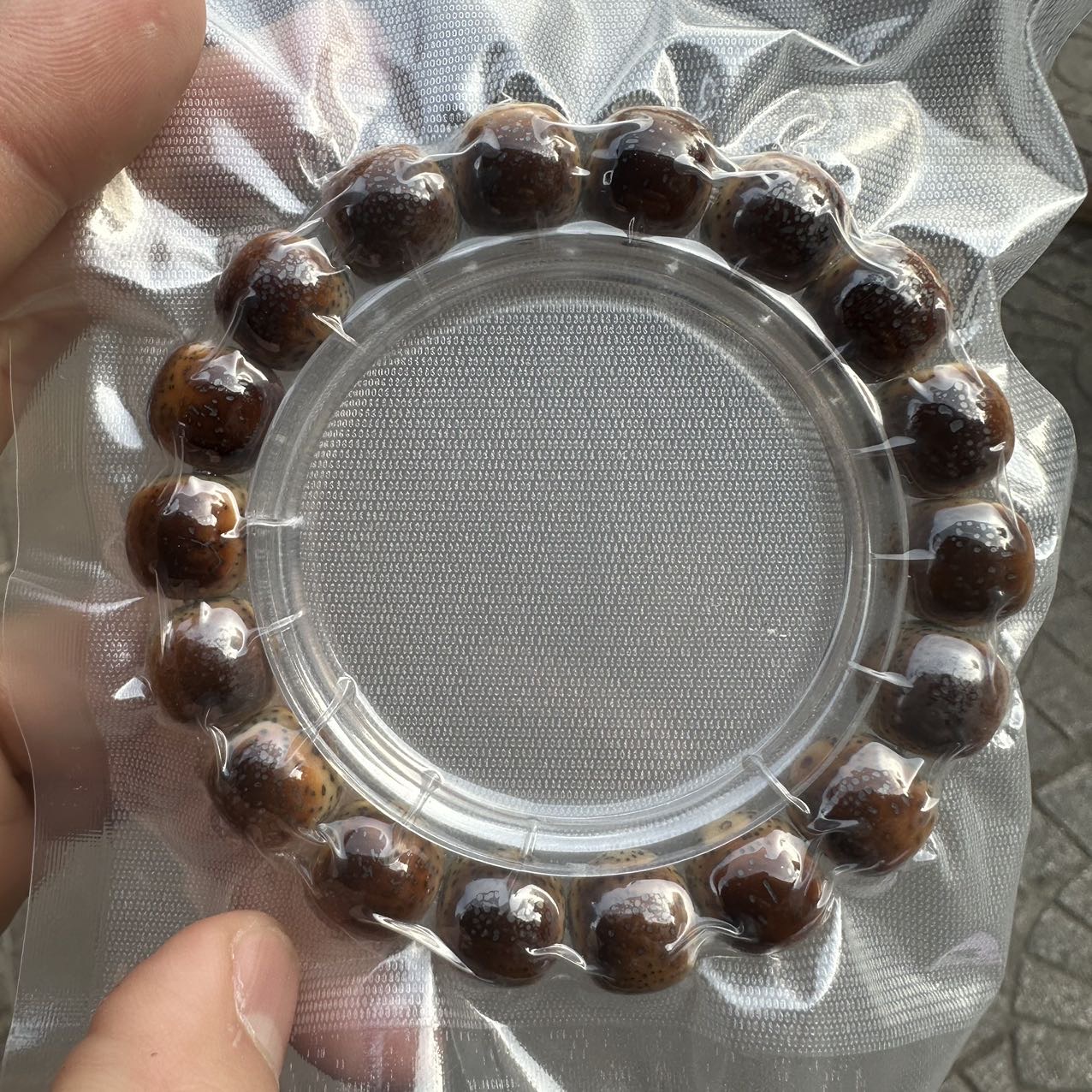 【阿钰推荐】LY44775-星月火烧云老型单圈手串-尺寸12+mm-