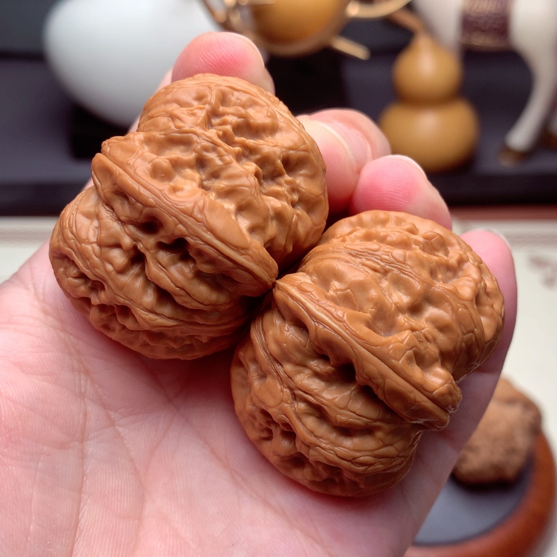 文玩核桃把件来**弟平谷元宝全品胖金锭子  1号