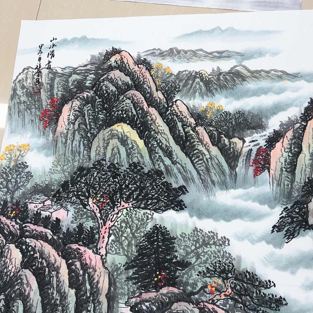国画精品国画作品