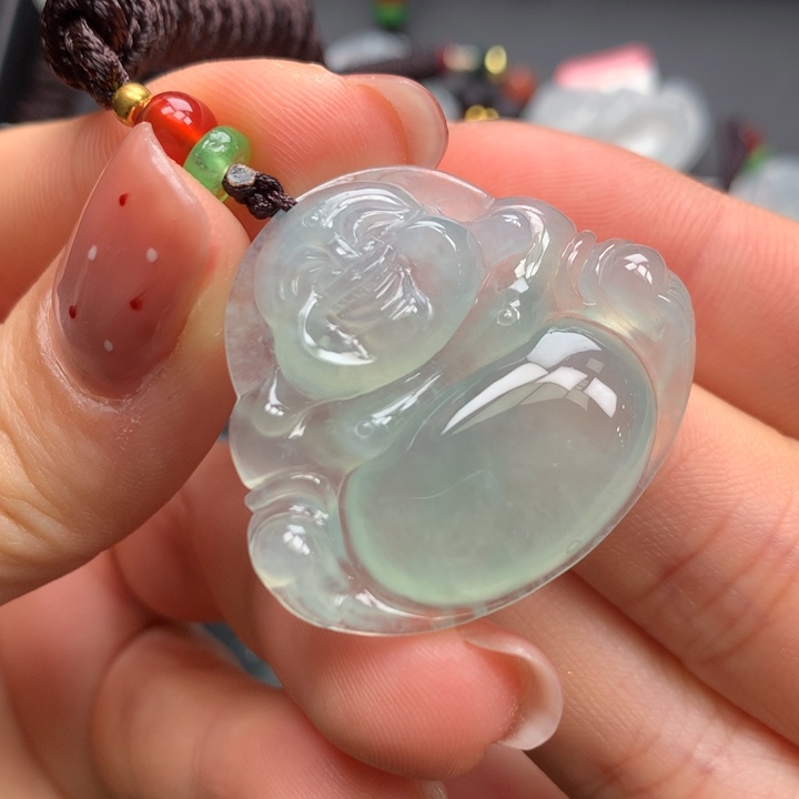 翡翠颈饰未镶嵌翡翠翡翠吊坠