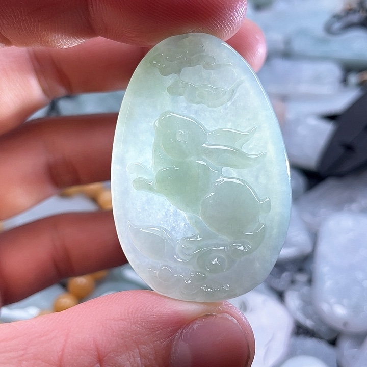 未镶嵌挂件翡翠翡翠