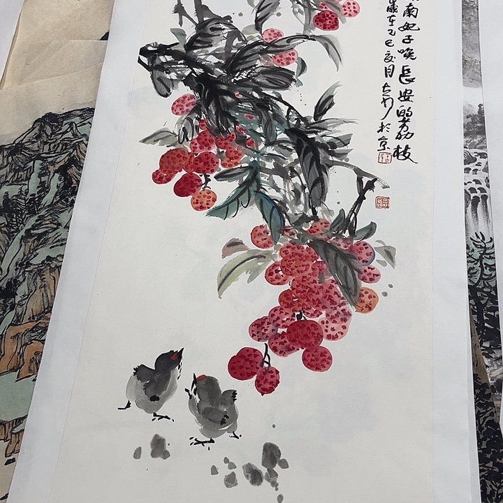 姜奇老师花鸟作品69×34