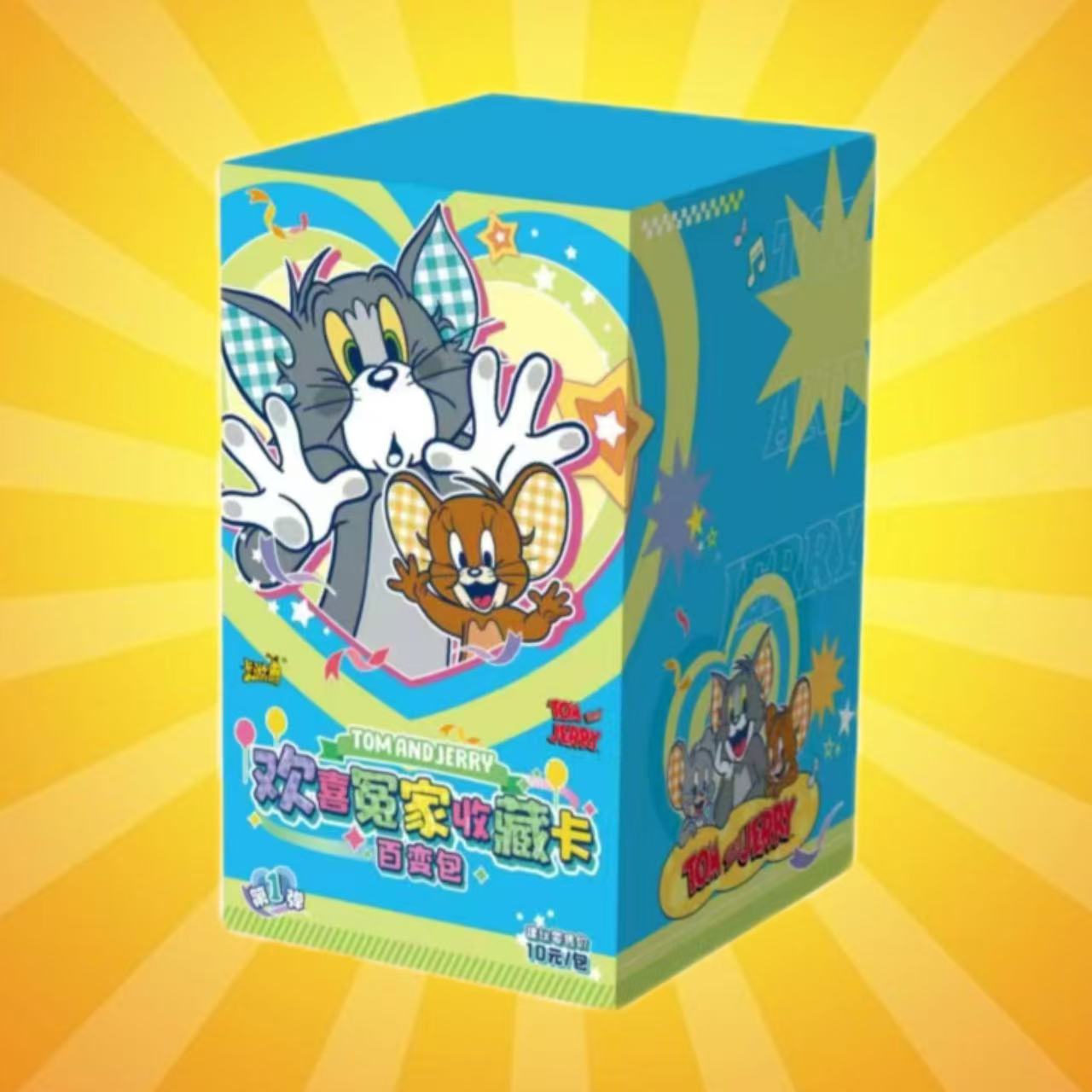 【玩法集合】TOM&JERRY猫和老鼠双喜冤家百变包潮玩卡牌盲盒代拆