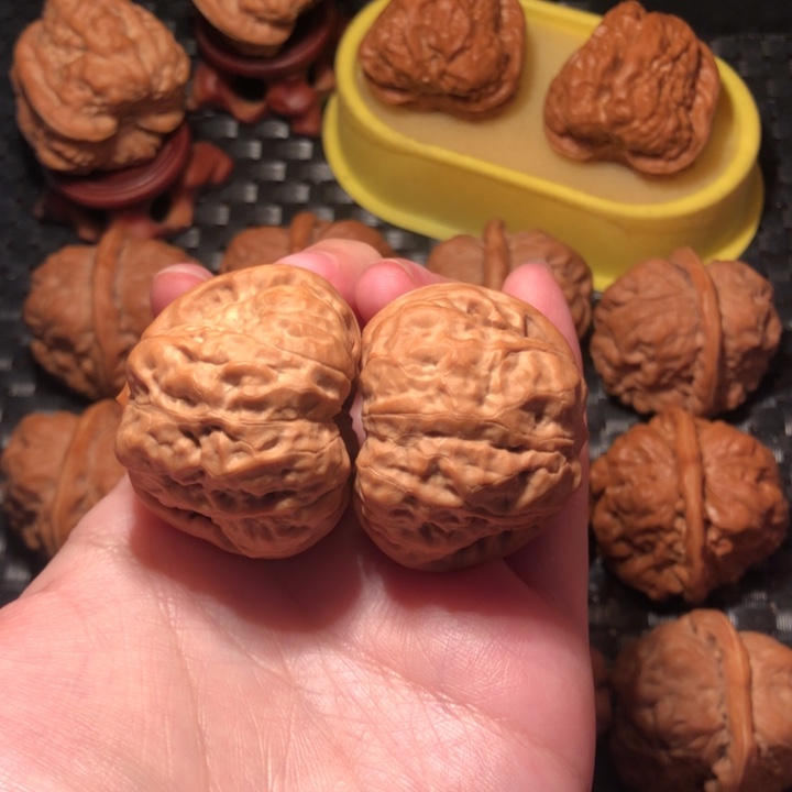 把件文玩核桃40大八腿不开背蛙饼