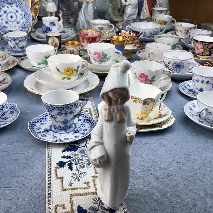 中古欧瓷瓷器小房子