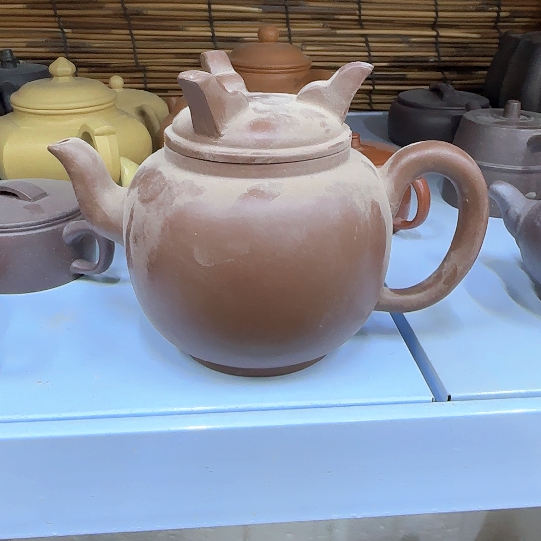 茶壶紫砂宜兴紫砂壶瑕疵处理