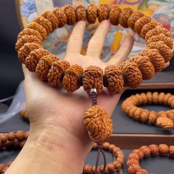 桃核手串草*白龙纹桃核麒麟