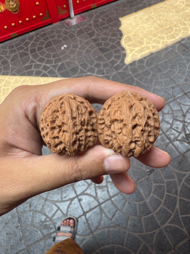 【D6939】“三角白”白狮子 36mm 左右无修全品白茬