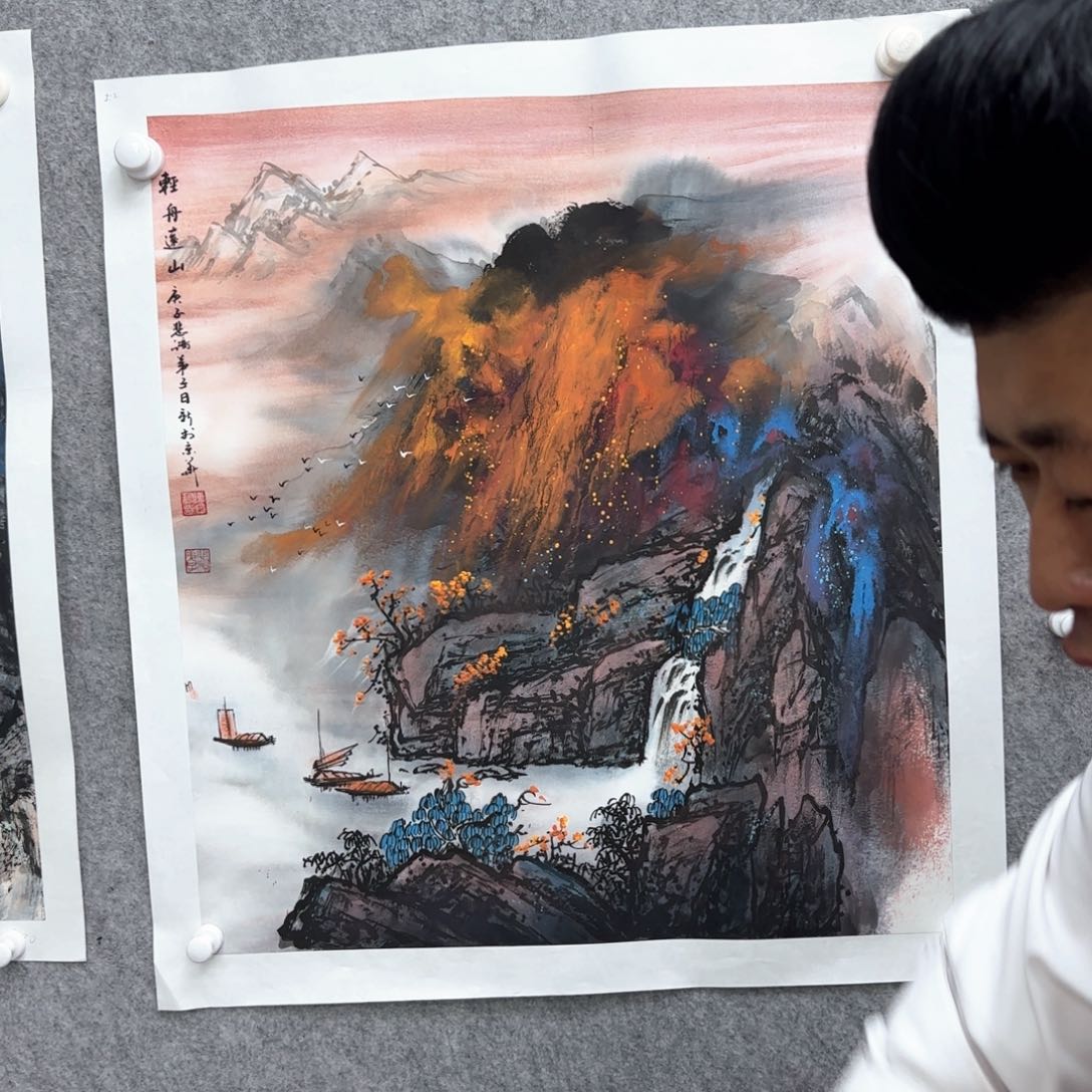 书法书法作品多次参加