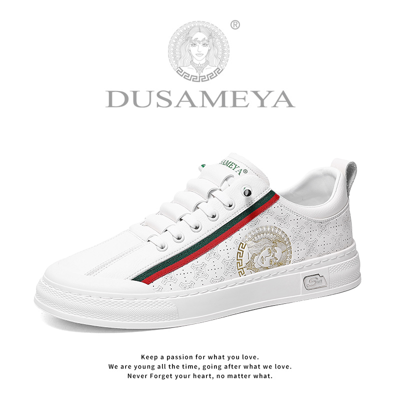 DUSAMEYA/杜莎米娅  春秋款轻奢百搭时尚潮流低帮休闲板鞋6710