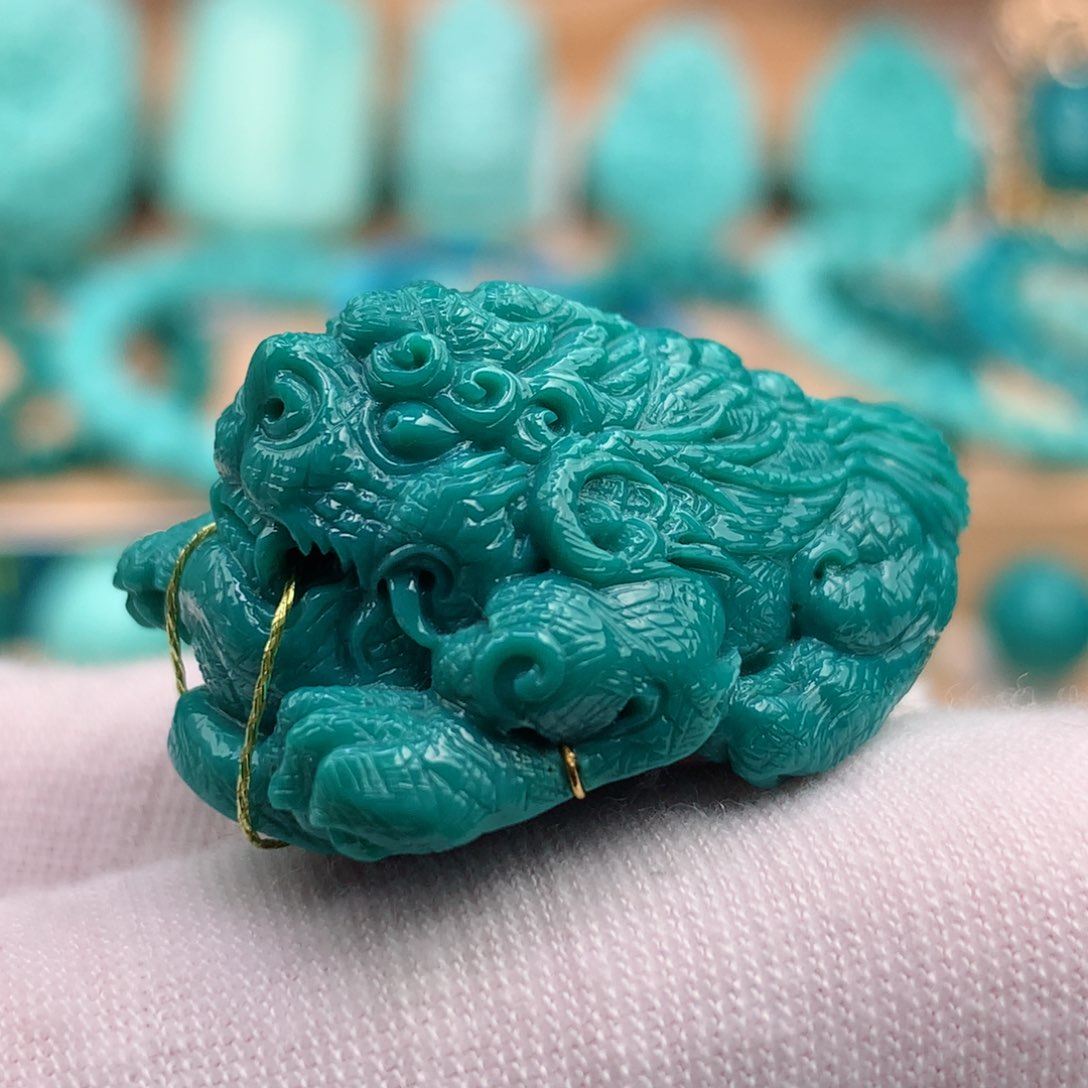 绿松石珠宝奇石未镶嵌