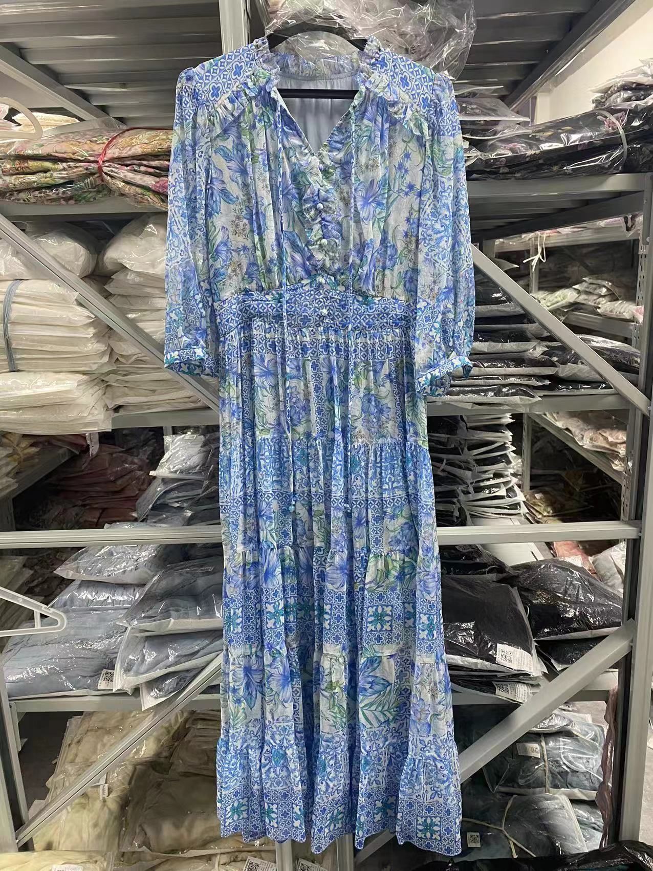 【2025-林姐真丝】重磅100桑蚕丝连衣裙24SS-002-1