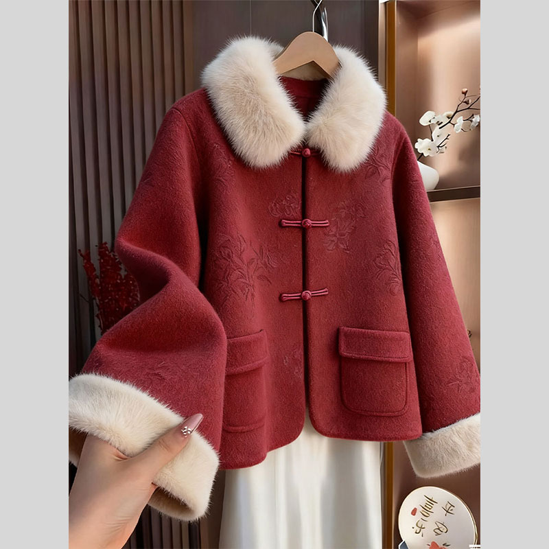 巨好看新中式国风外套2025年冬季新款今年流行爆款复古超火上衣女