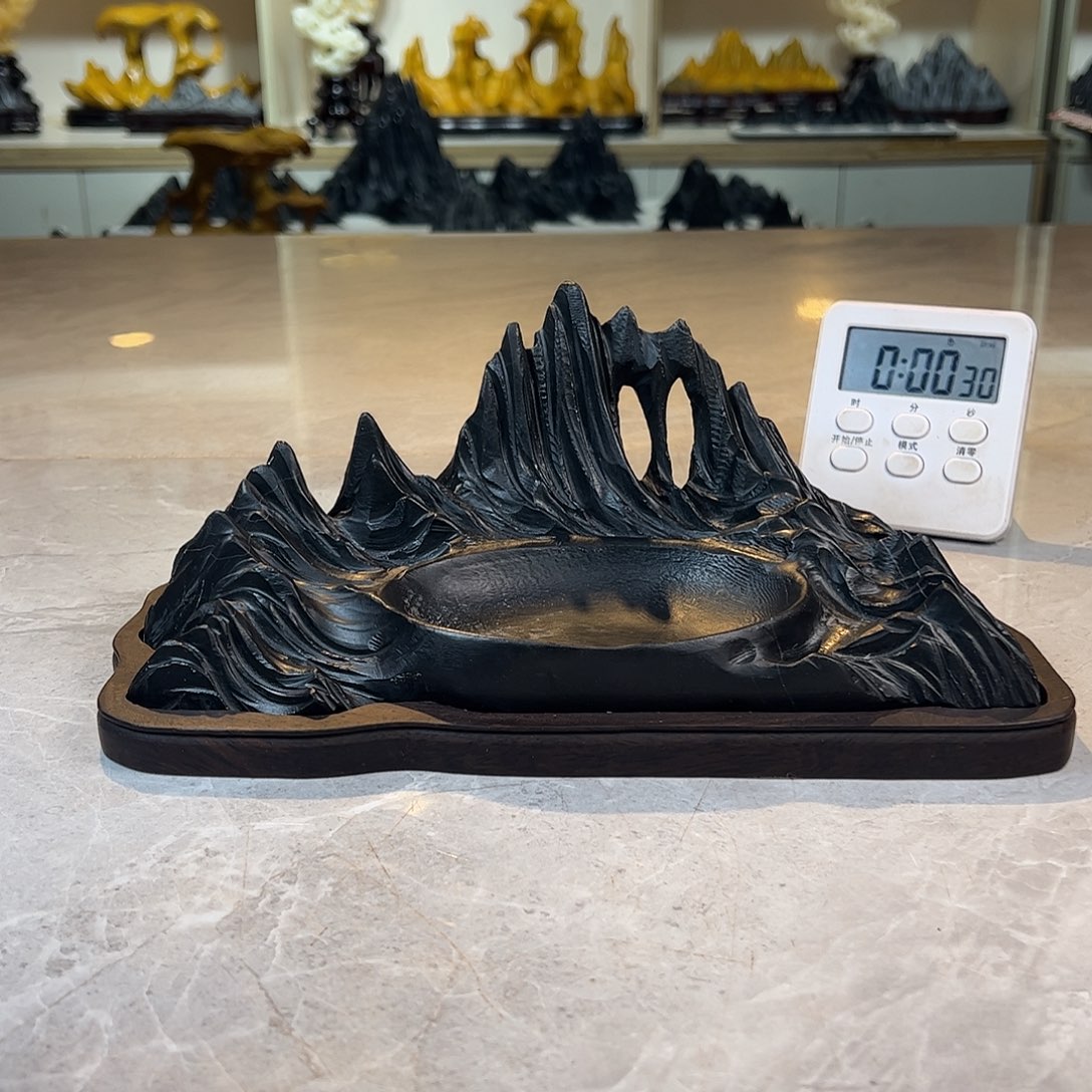 顾***灵璧奇石博览会摆件