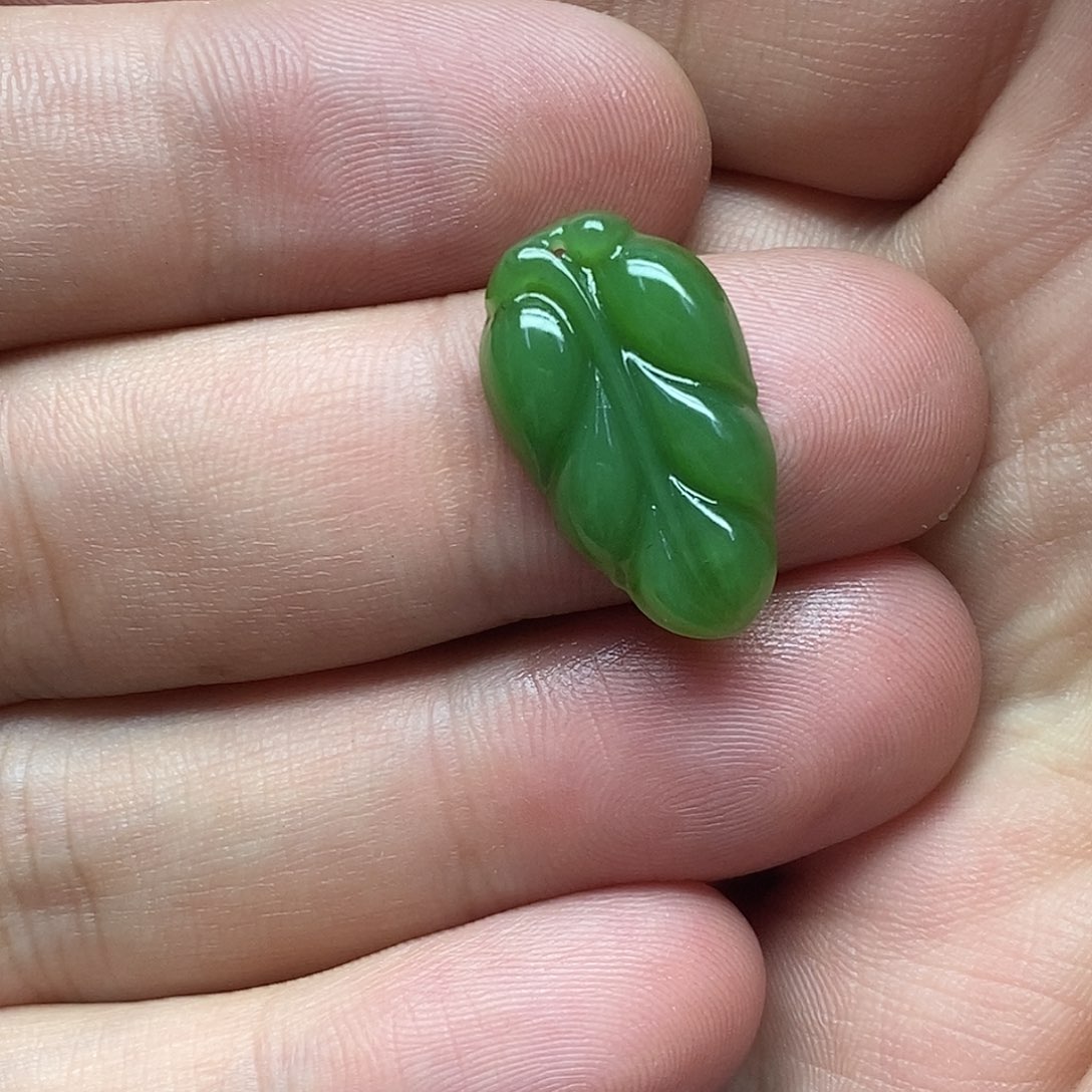 和田玉（碧玉）未镶嵌吊坠(不含链)