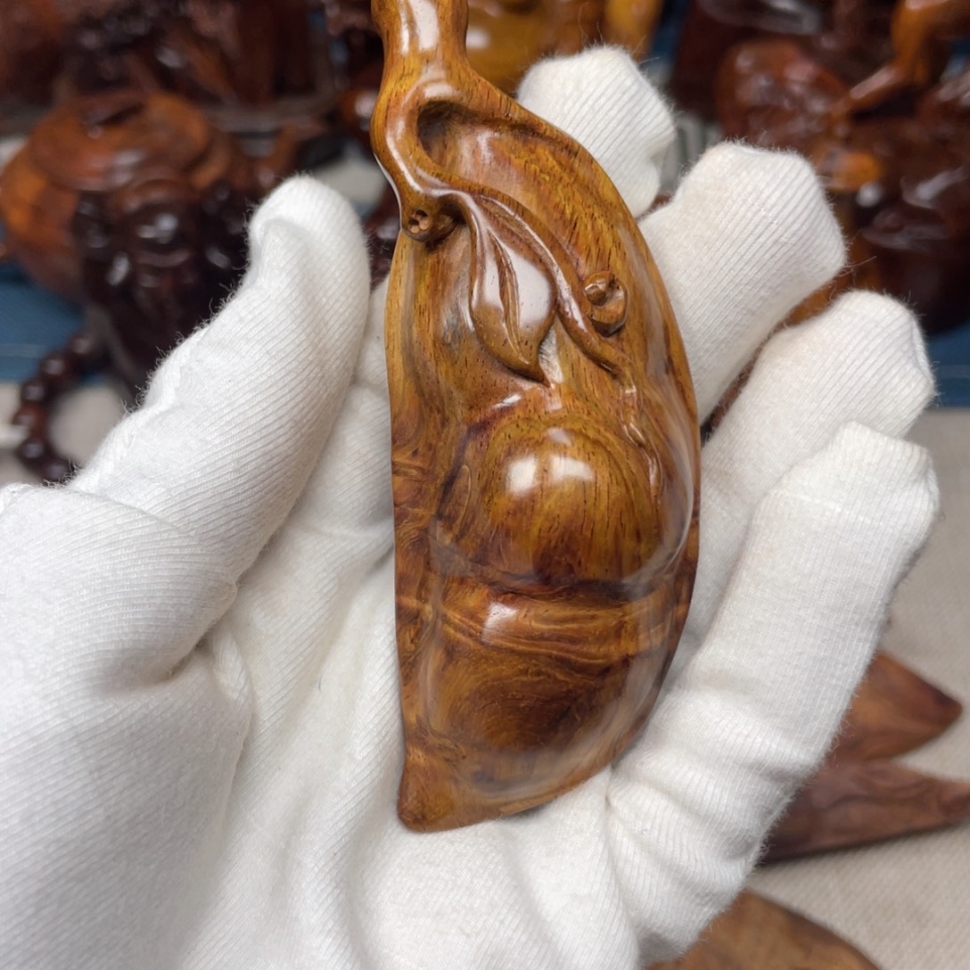 相***鸟黄花梨/降香黄檀手把件