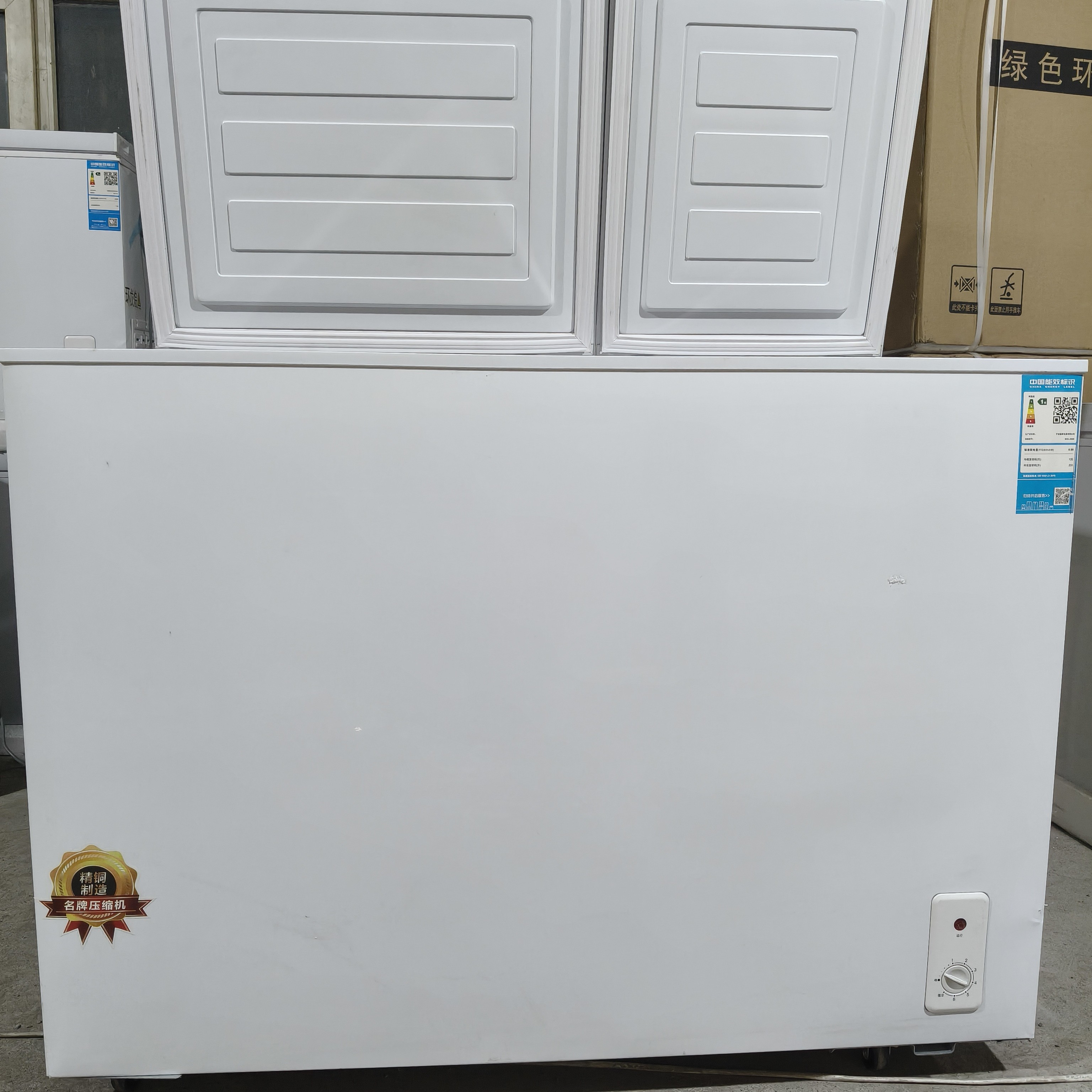 366型号双温大容量冰柜家用商用双温冷藏冷冻转换节能型冷柜