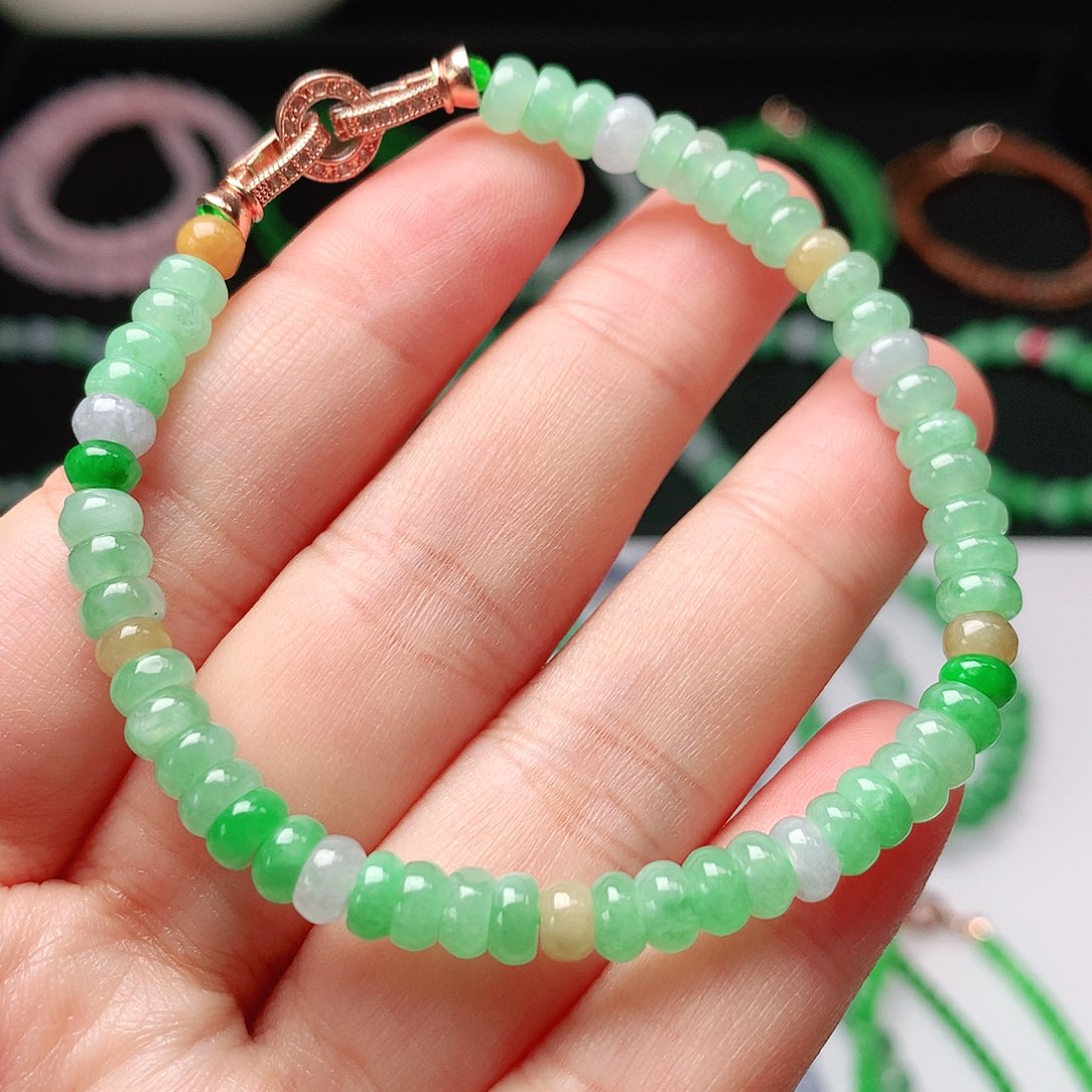 未镶嵌手链翡翠翡翠