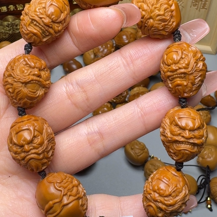 橄榄核手串/手链钟馗手串