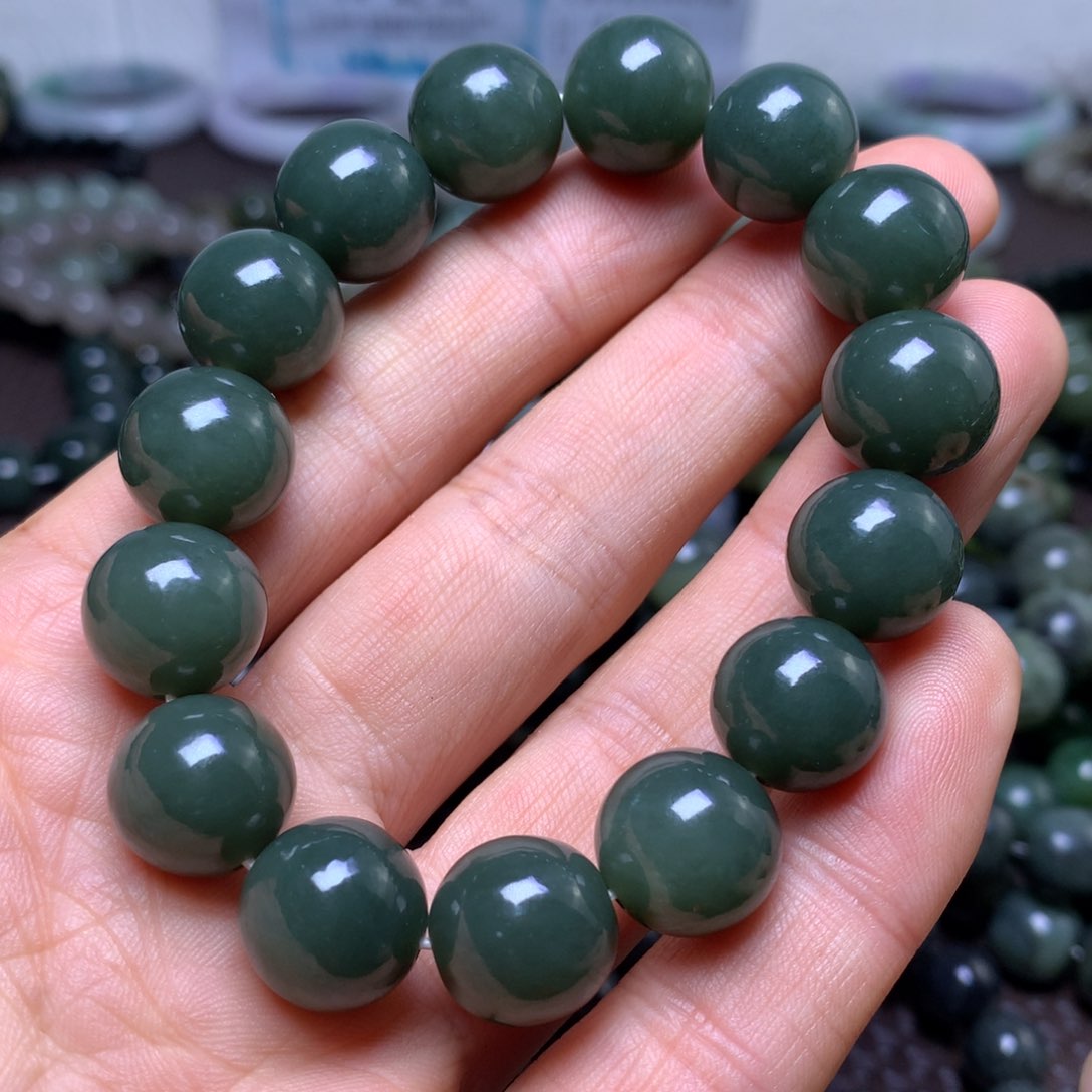 未镶嵌手串和田玉14