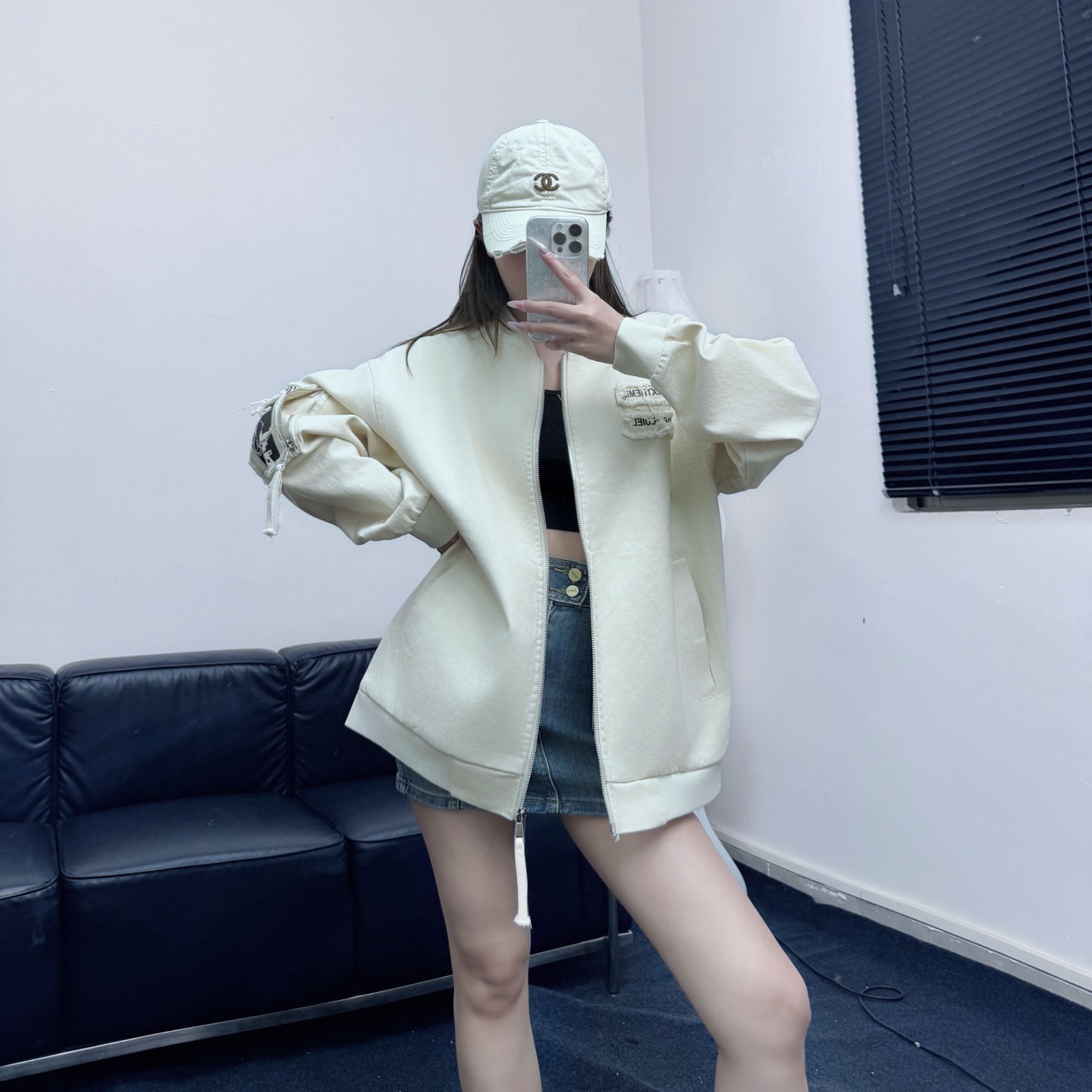 【2501】秋季男女同款夹克休闲外套上衣棒球服上衣