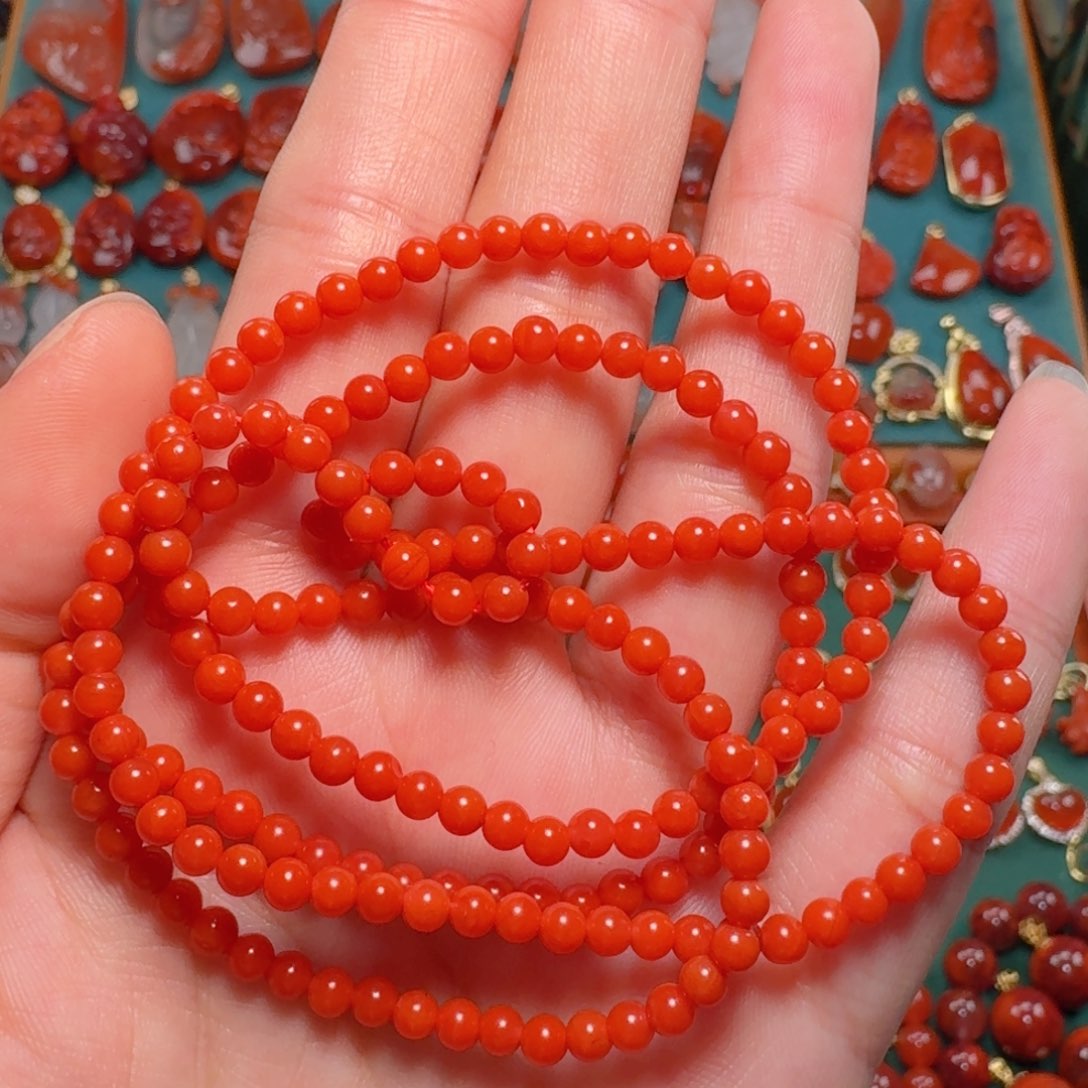 南红玛瑙南红3.5未镶嵌