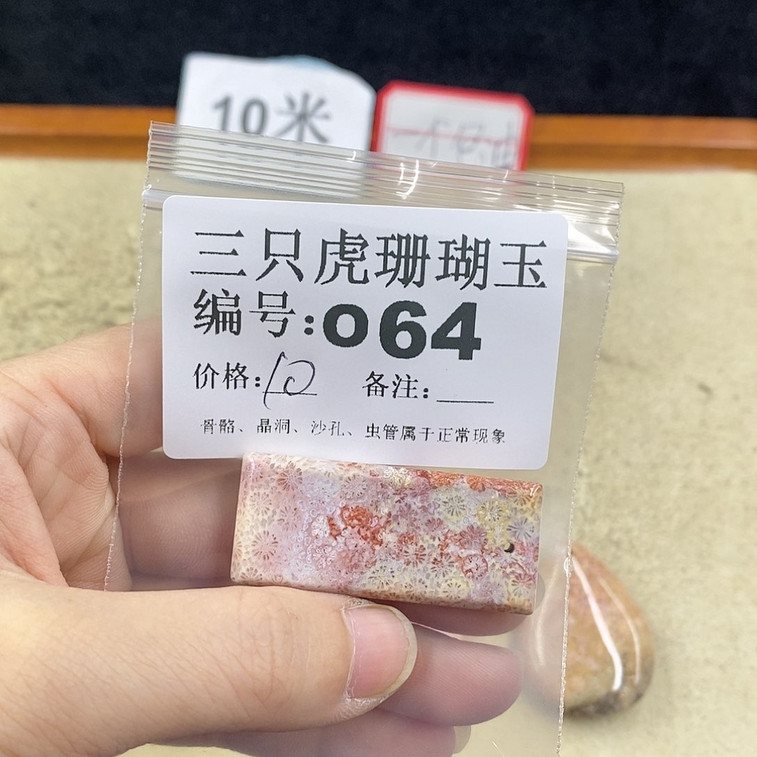 硅化珊瑚（珊瑚玉）1未镶嵌?***小