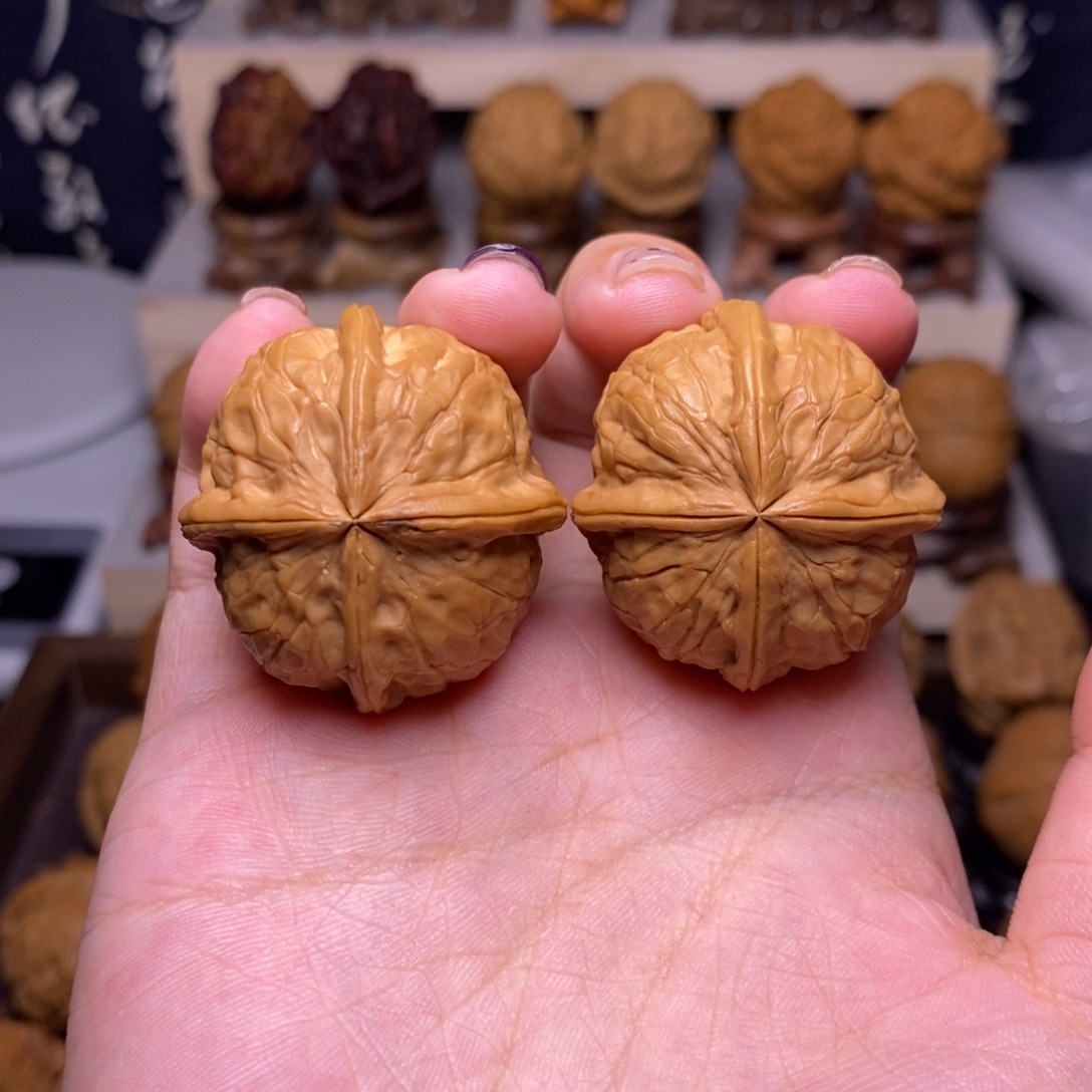 把件文玩核桃Z福瓜四棱7……………