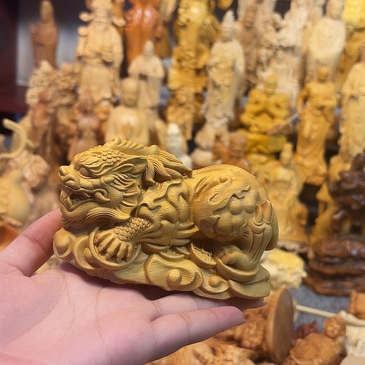 破布木（黄金檀）黄金檀瑕疵貔貅