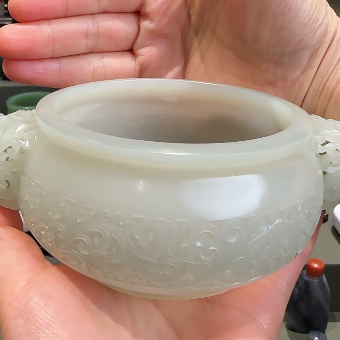 【闪购商品】未镶嵌和田玉摆件快*